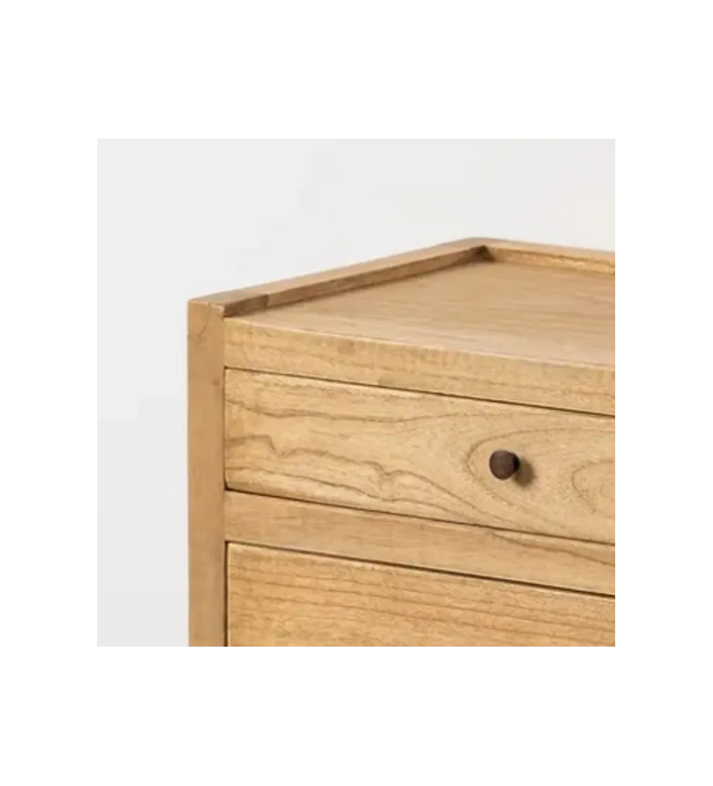 Komoda ATARNO 65 cm drewno mindi naturalna*Zona-Design New