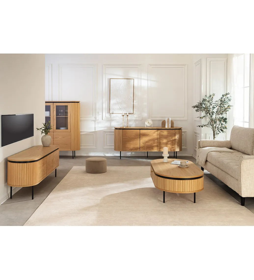 Komoda ATELIER 120 cm kolor dębu*Invicta Interior Best