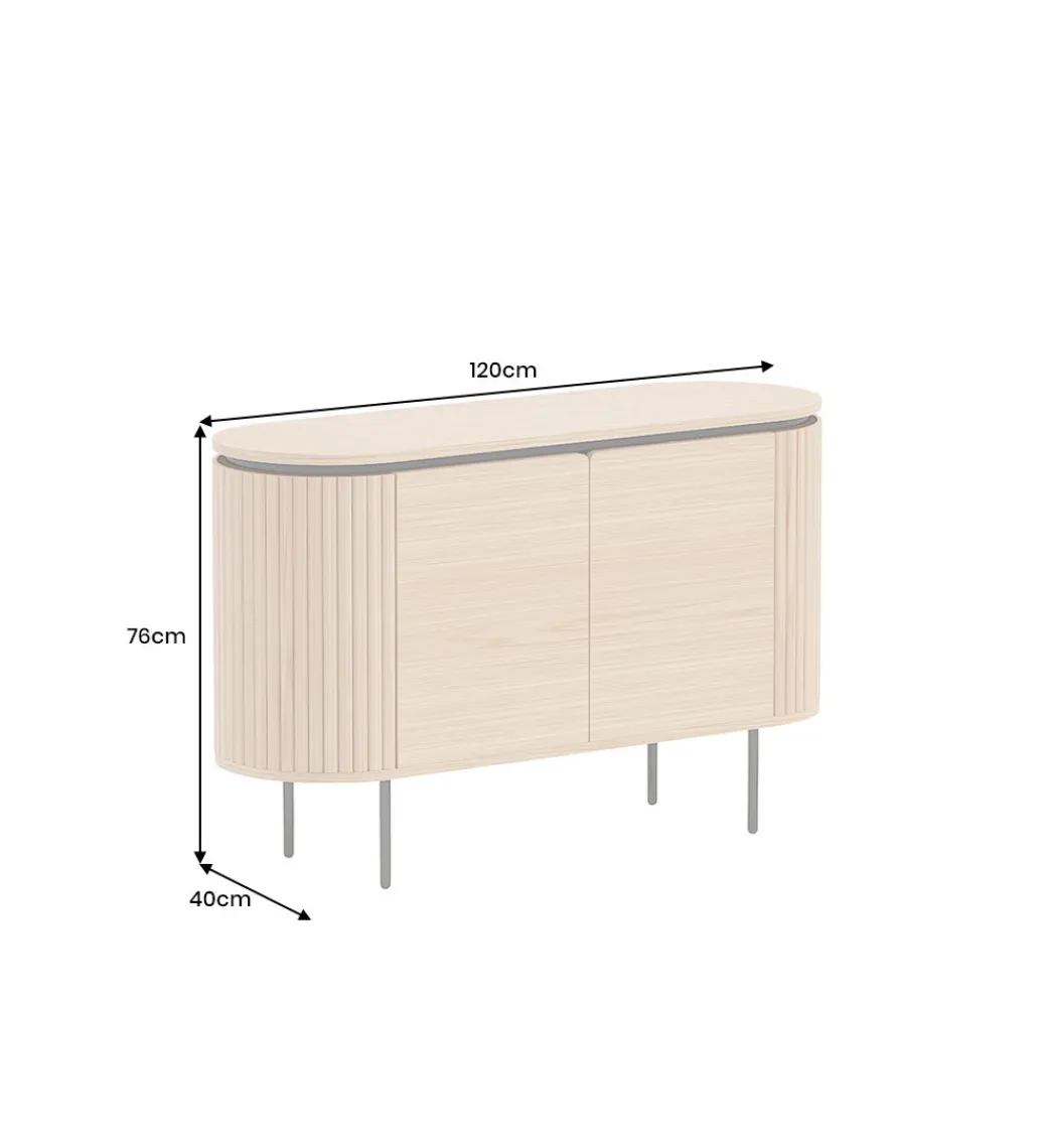 Komoda ATELIER 120 cm kolor dębu*Invicta Interior Best