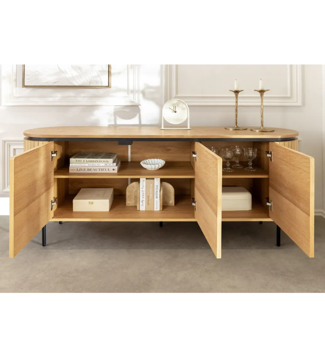 Komoda ATELIER 160 cm kolor drewna dębu*Invicta Interior New