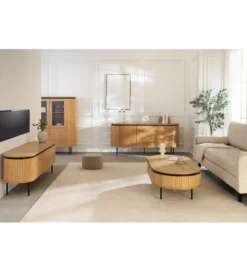 Komoda ATELIER 160 cm kolor drewna dębu*Invicta Interior New