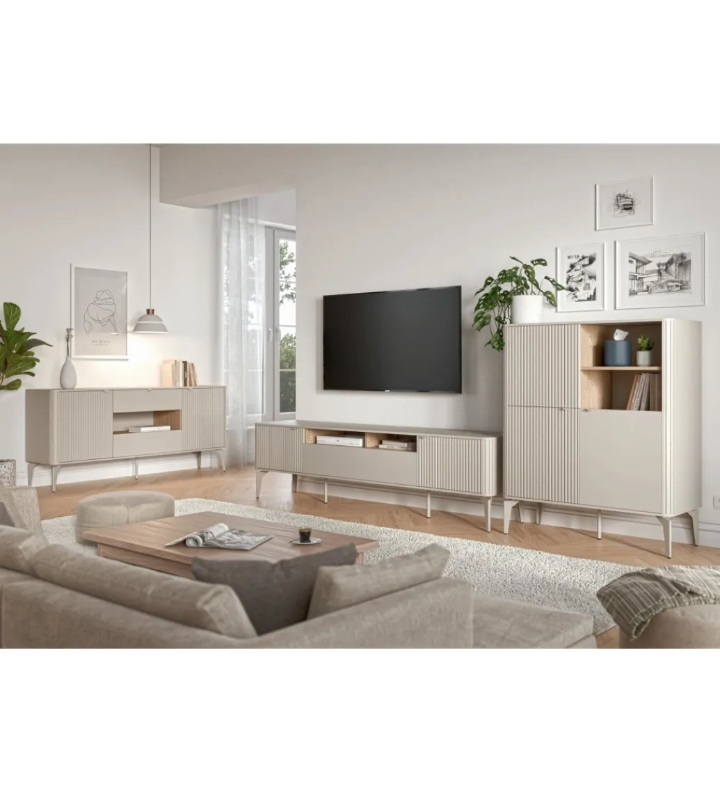 Komoda BELUCI 160 cm kaszmir*Halmar Best