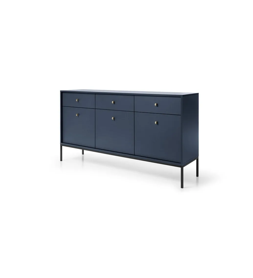 Komoda BRANCO 154 cm granatowa*Zona-Design.pl Outlet