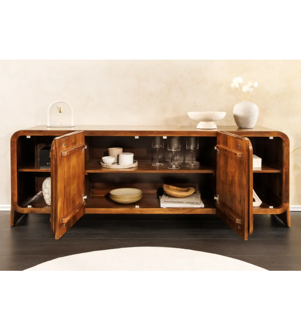 Komoda BRASIL 175 cm drewno mango brązowa*Invicta Interior Clearance