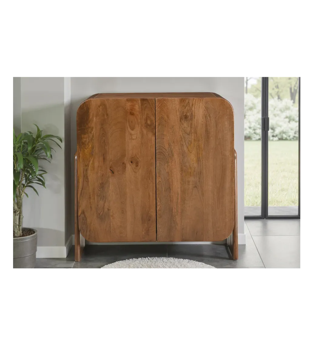 Komoda BRASIL 75 cm drewno mango brązowa*Invicta Interior Sale