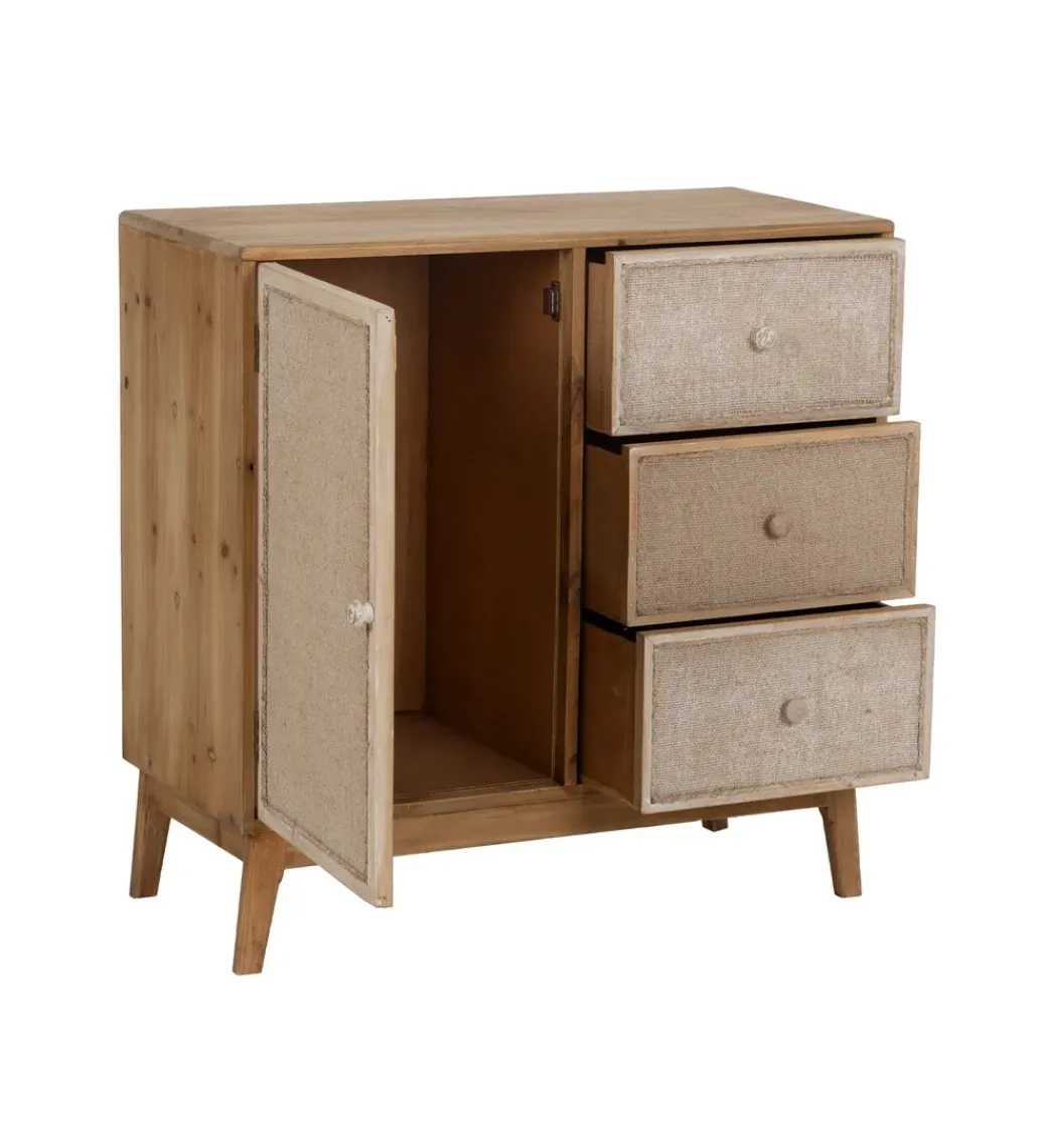 Komoda BRUNEMIN 90 cm drewno mango*Zona-Design