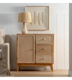 Komoda BRUNEMIN 90 cm drewno mango*Zona-Design