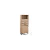 Komoda Caldera 160 cm srebrna*J-Line Online