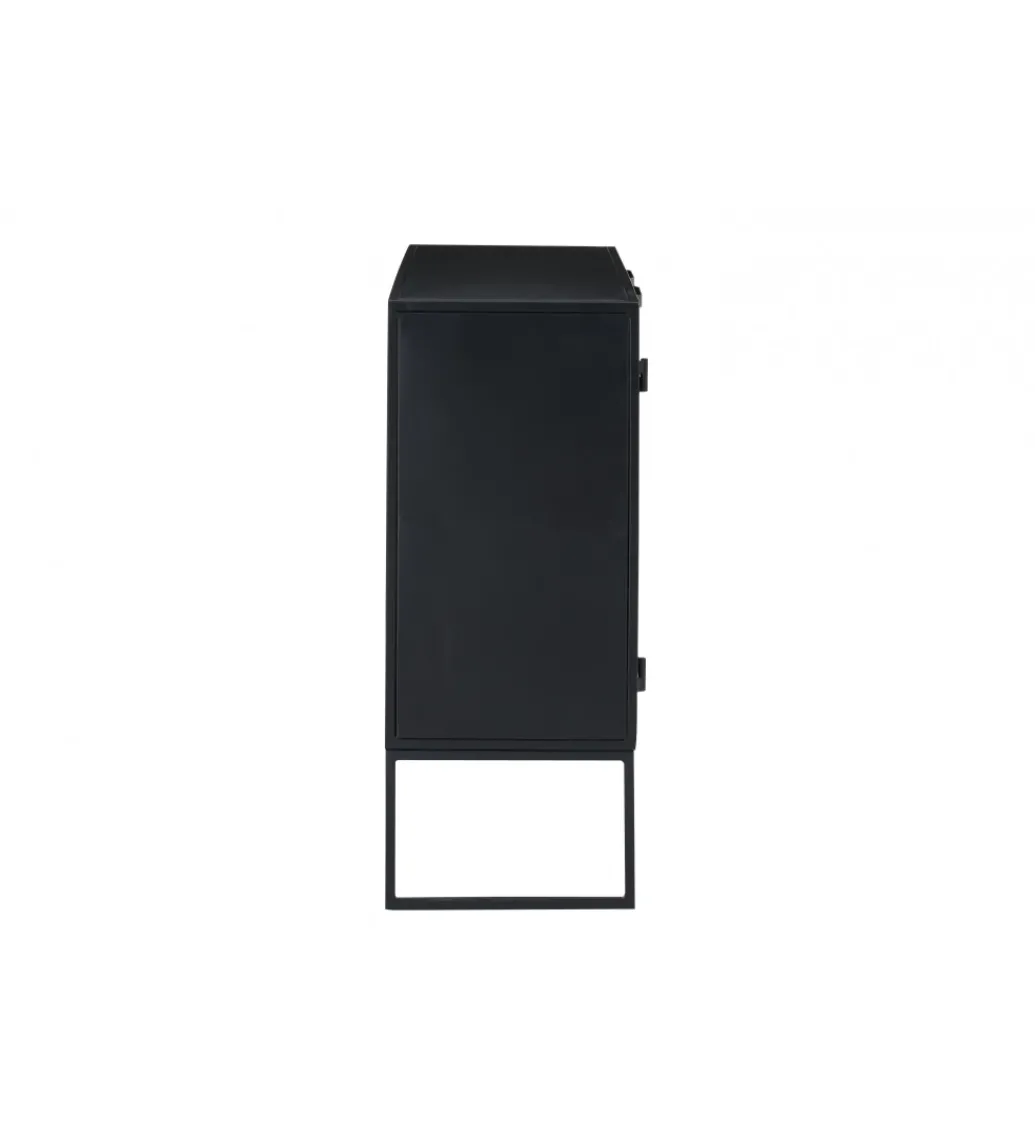 Komoda CANE PANE 89 cm naturalna czarna*J-Line Best
