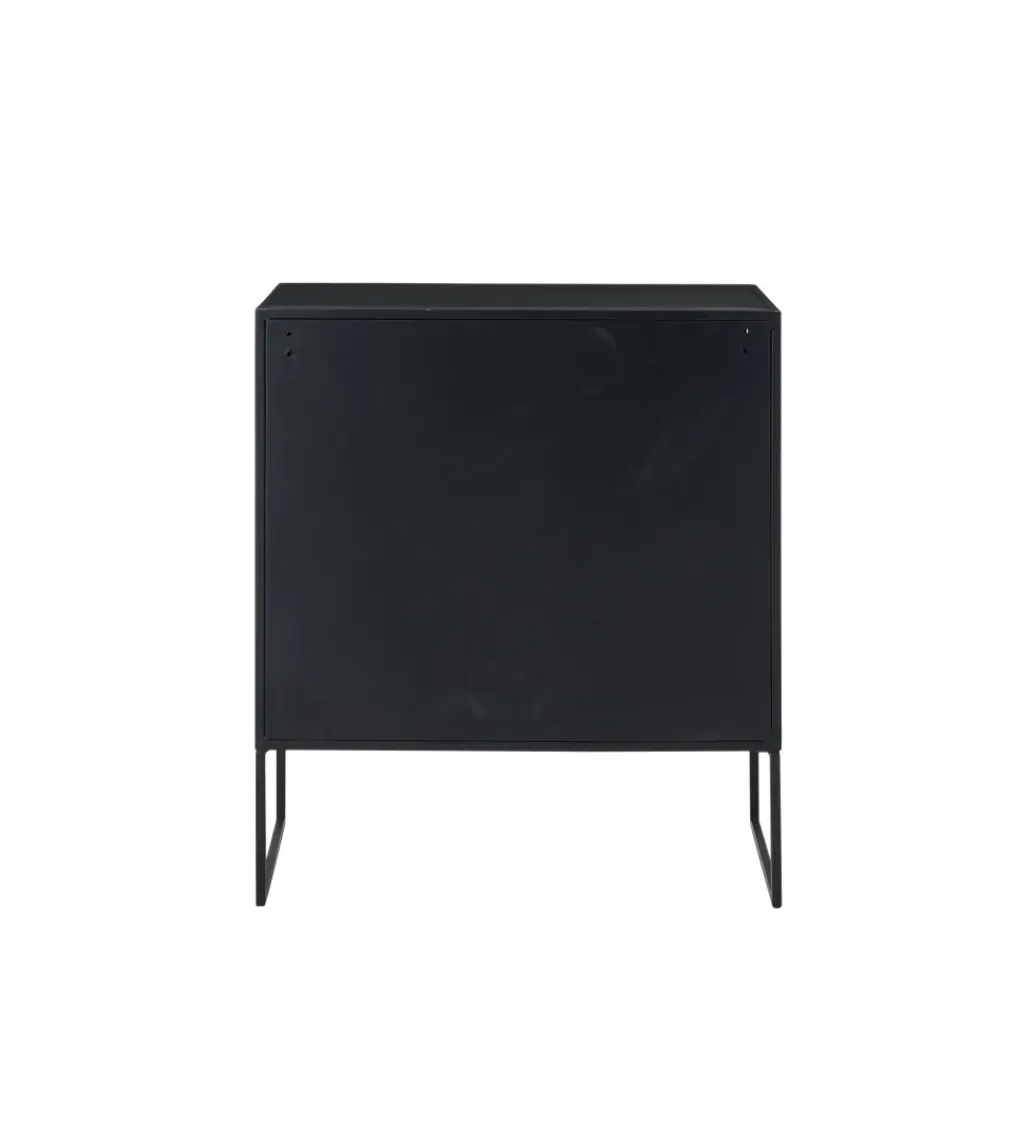 Komoda CANE PANE 89 cm naturalna czarna*J-Line Best