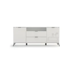 Komoda CASABLANCA 180 cm biała*MCA Linia Włoska Outlet