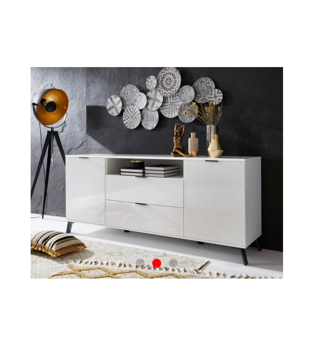 Komoda CASABLANCA 180 cm biała*MCA Linia Włoska Outlet