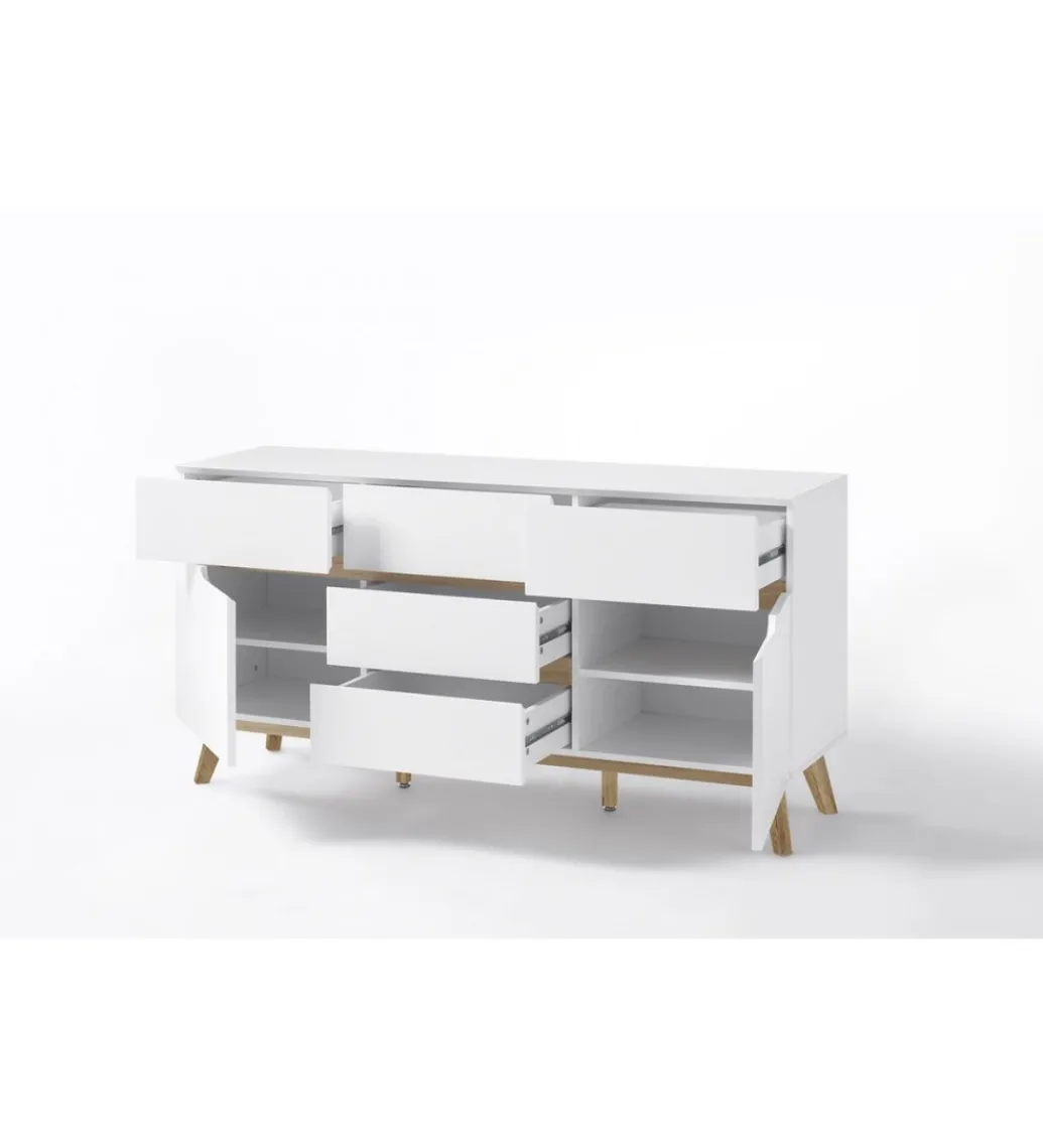 Komoda CERVO 145 cm biała*MCA Online