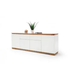 Komoda CHIARO 180 cm biało kremowa*MCA Online