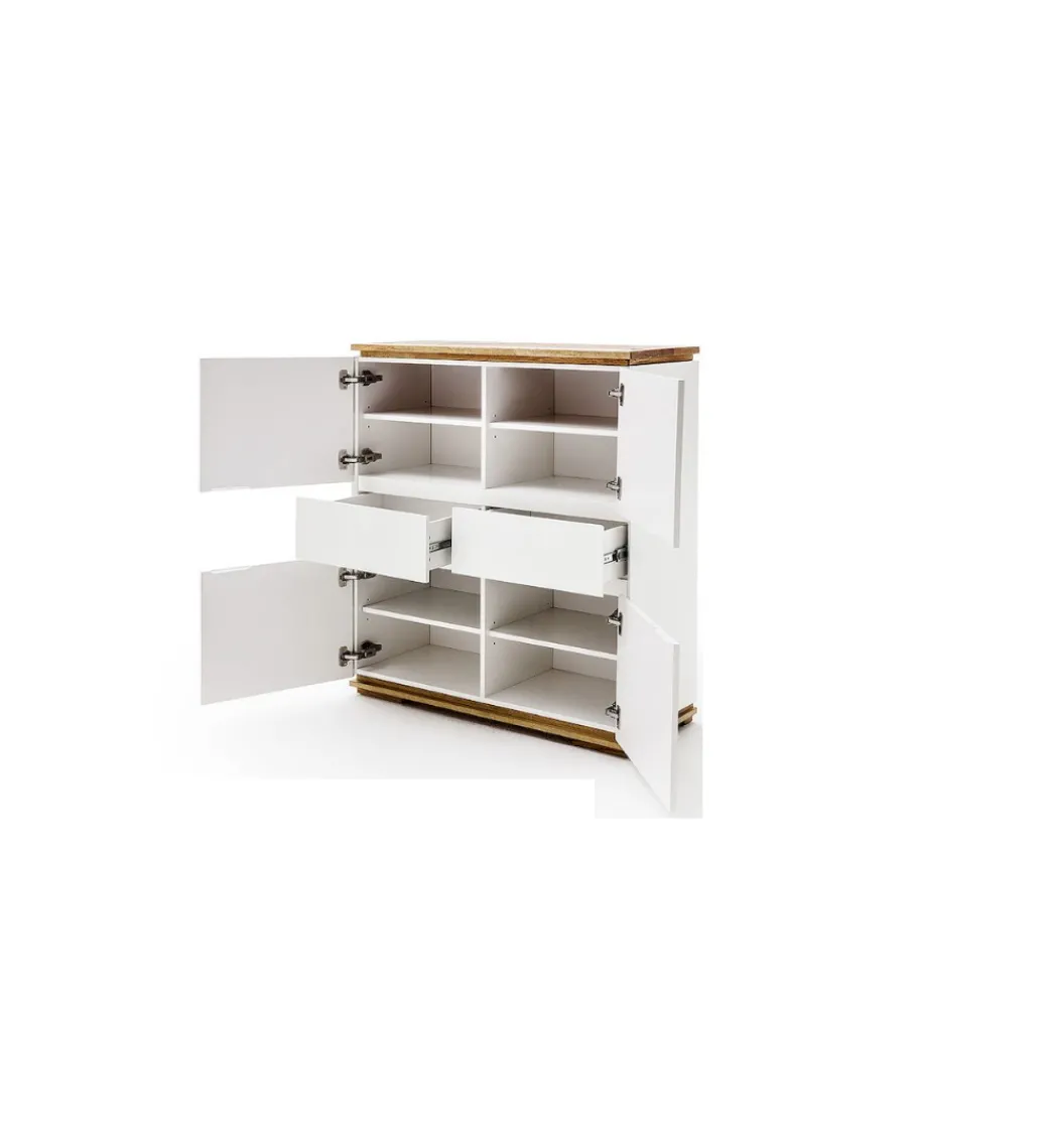 Komoda CHIARO 100 Cm biało kremowa*MCA Outlet