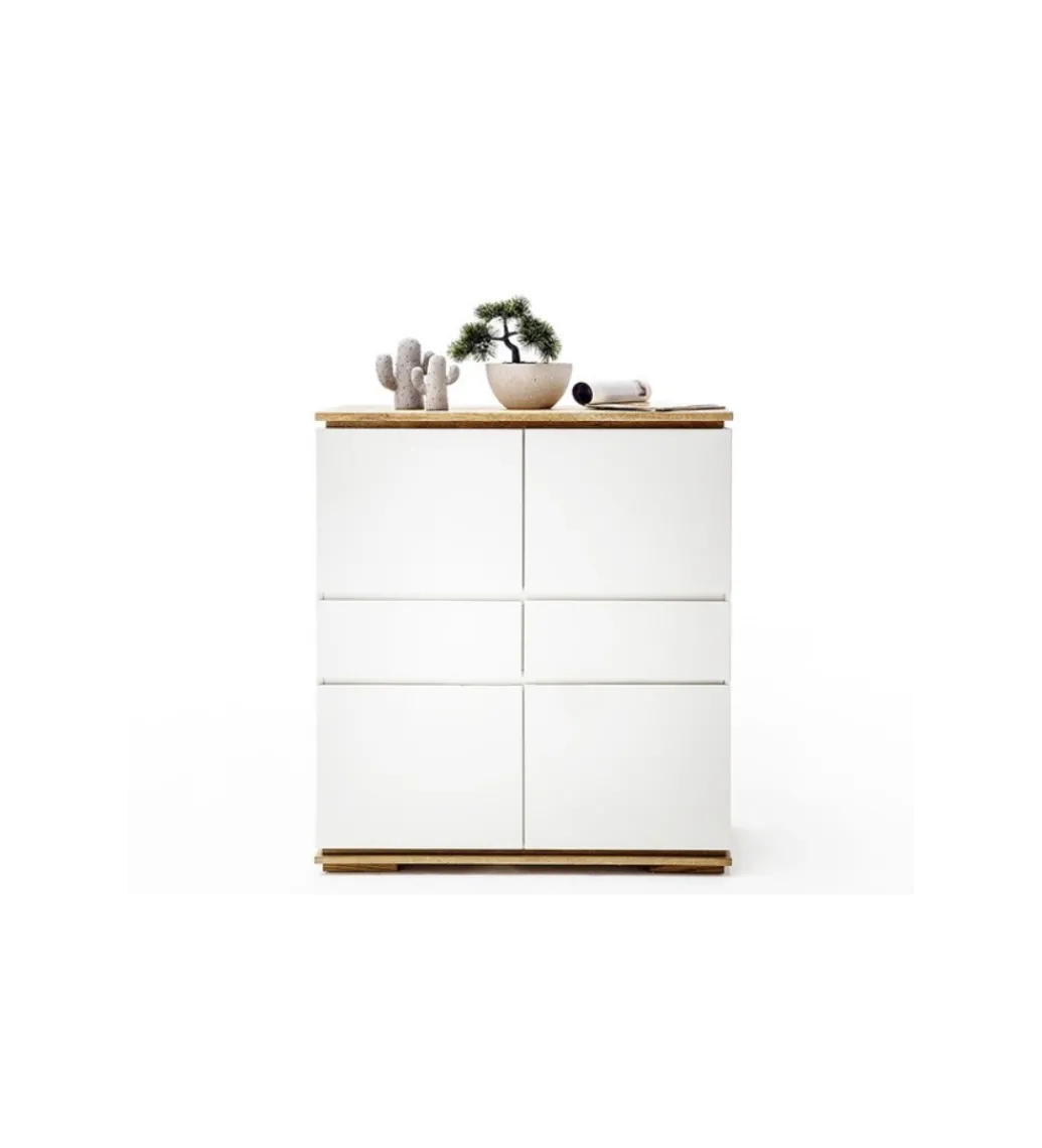 Komoda CHIARO 100 Cm biało kremowa*MCA Outlet