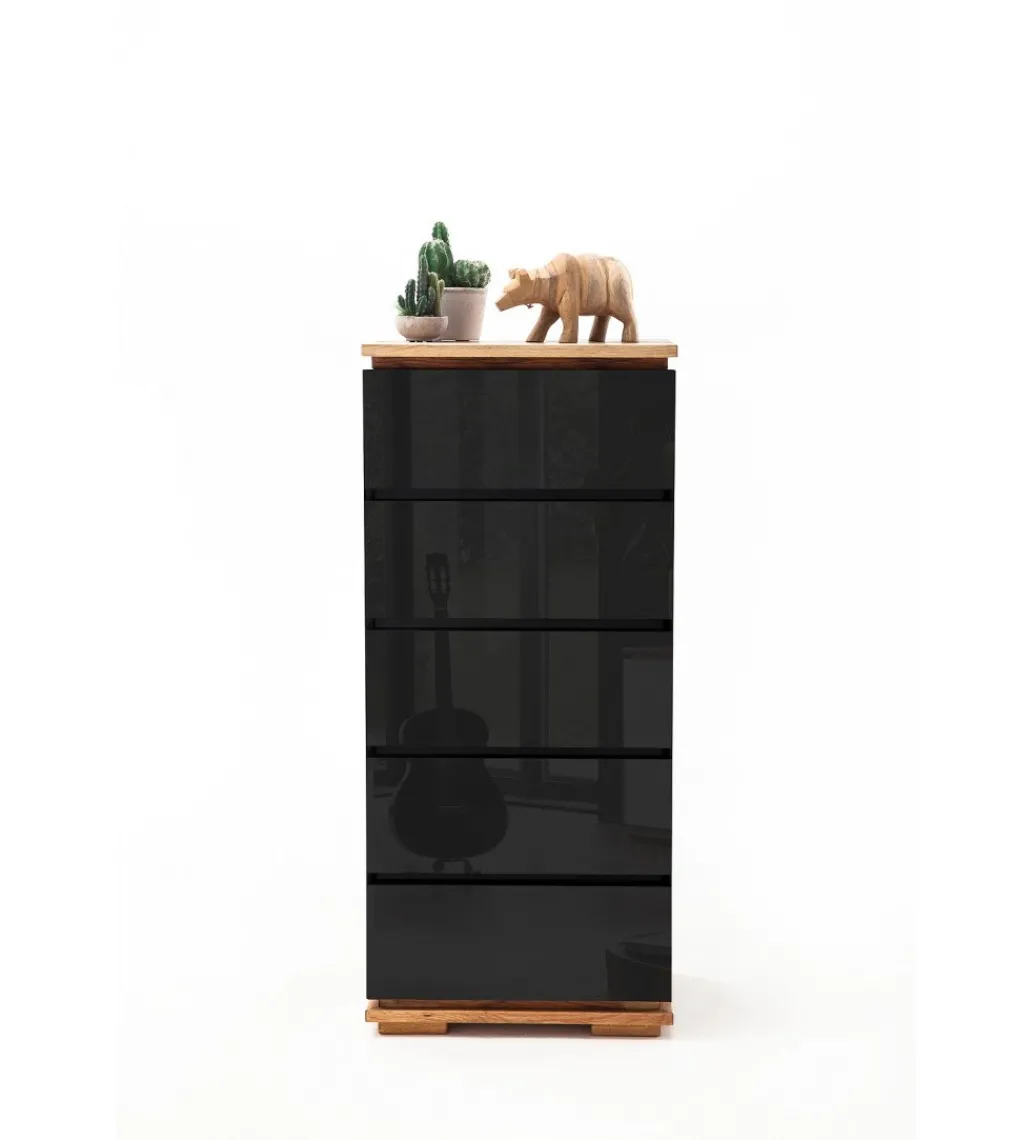 Komoda CHIARO 50 cm czarna*MCA Online