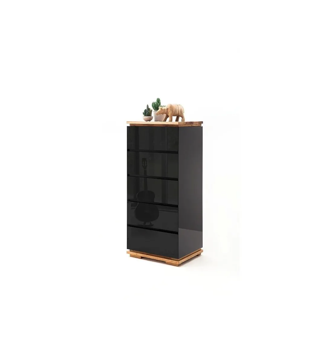 Komoda CHIARO 50 cm czarna*MCA Online