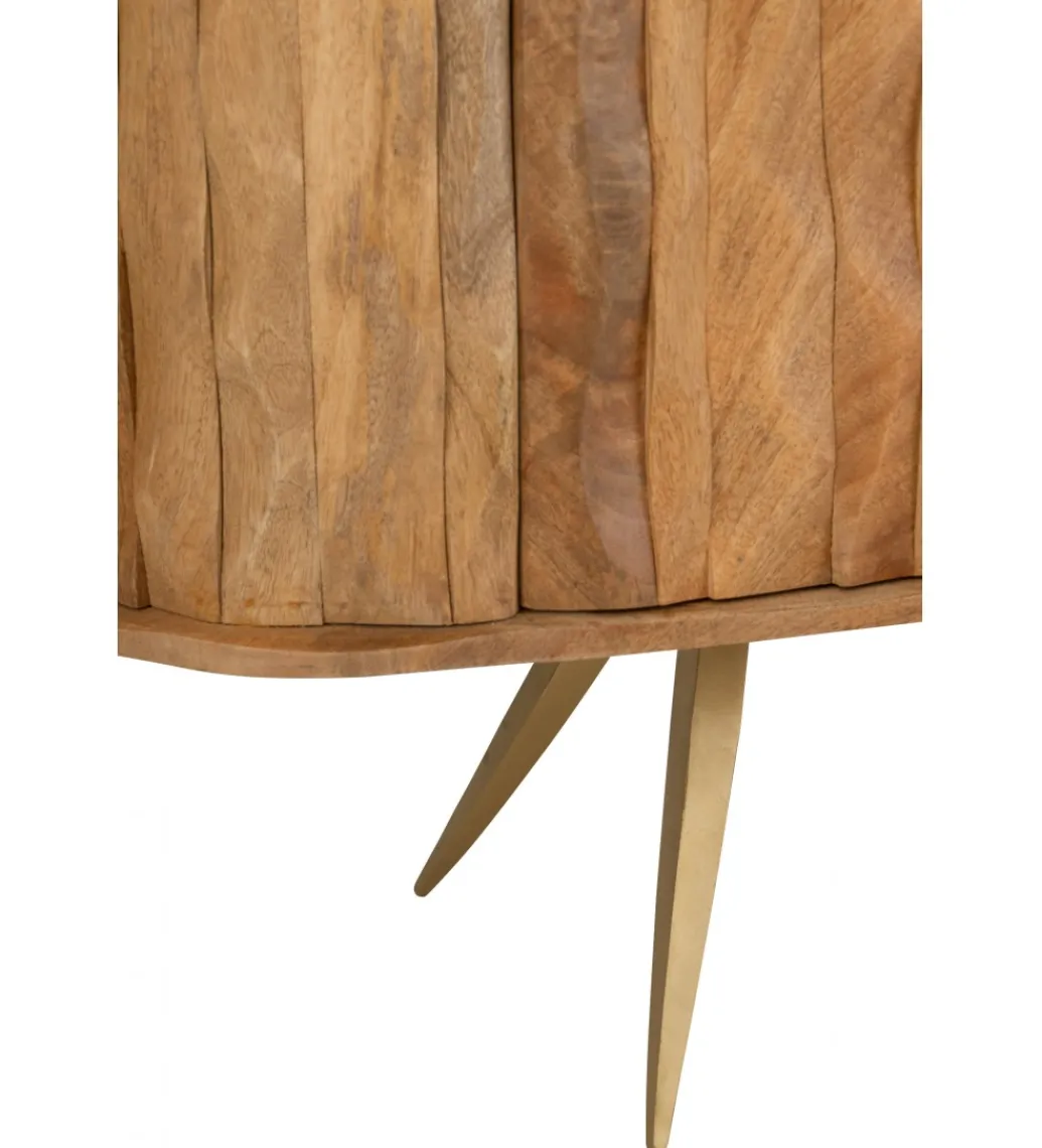 Komoda CURVE 152 cm naturalna*J-Line Outlet