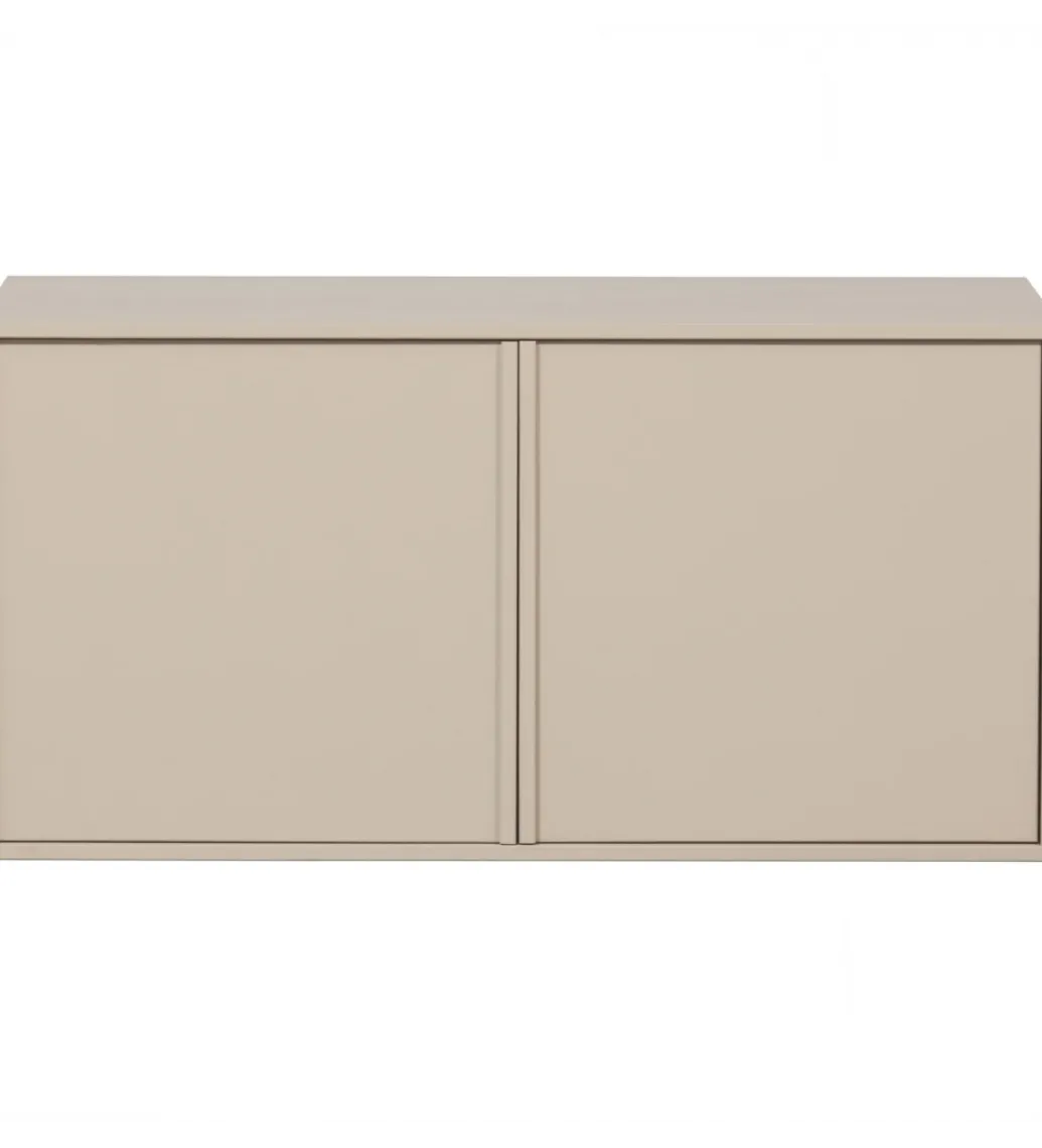 Komoda DAILY 50 x 100 cm drewno sosny szare*WOOOD Outlet