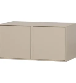 Komoda DAILY 50 x 100 cm drewno sosny szare*WOOOD Outlet