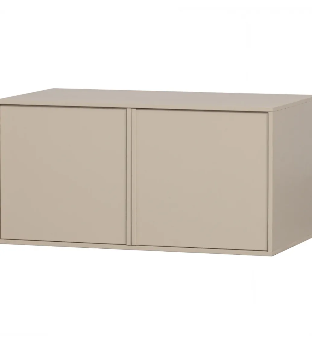 Komoda DAILY 50 x 100 cm drewno sosny szare*WOOOD Outlet