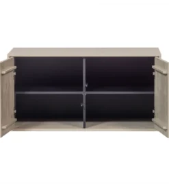 Komoda DAILY 50 x 100 cm drewno sosny szare*WOOOD Outlet