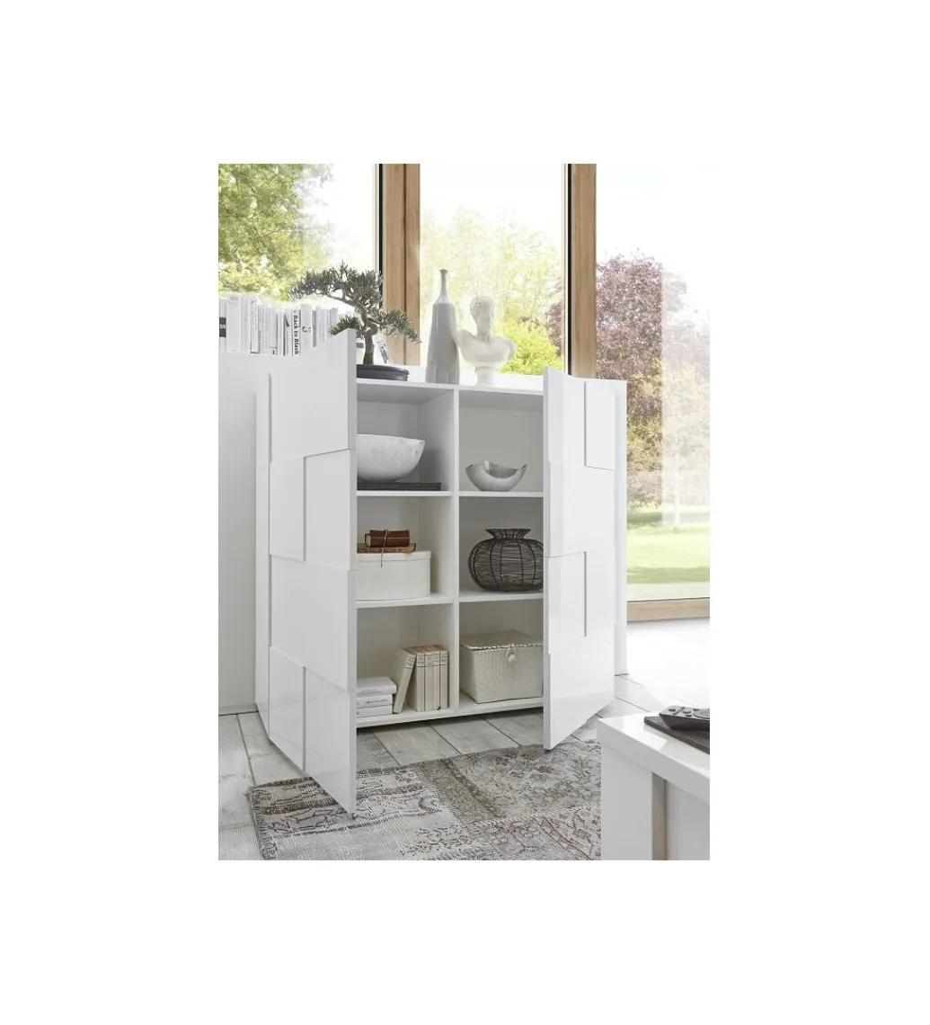 Komoda DAMA 120 cm biała*MCA Linia Włoska Outlet