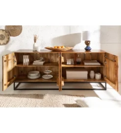 Komoda Davide 177 cm drewno mango brąz*Invicta Interior Best