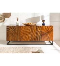 Komoda Davide 177 cm drewno mango brąz*Invicta Interior Best