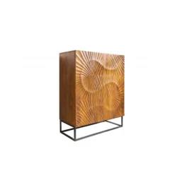 Komoda DAVIDE Scorpion 100 cm drewno mango brąz*Invicta Interior Outlet