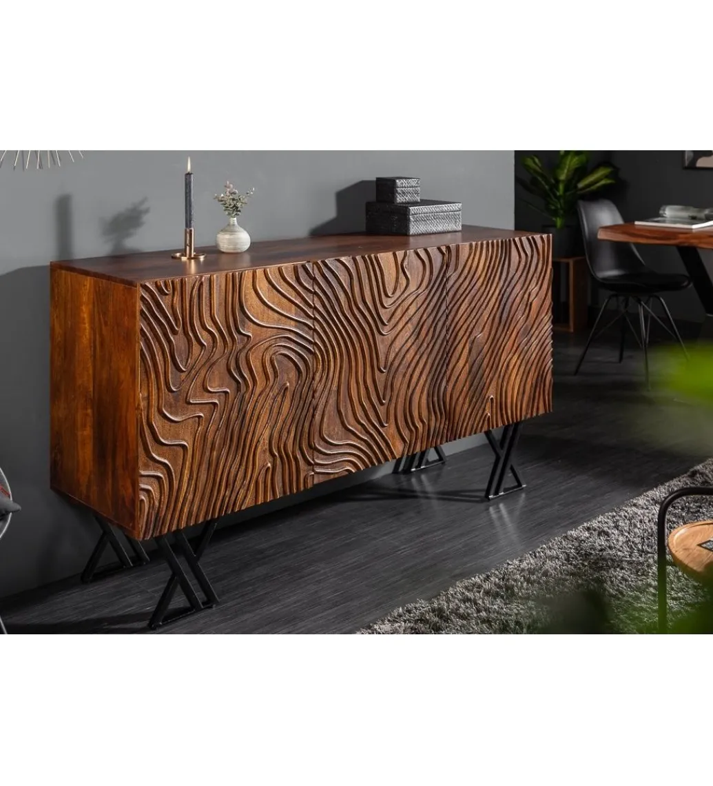 Komoda DAVIDE Scorpion Fluid 160 Cm drewno mango*Invicta Interior Outlet