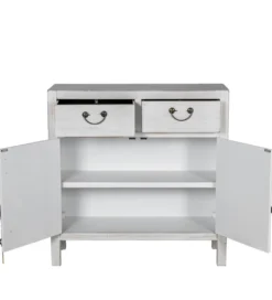 Komoda DECAPE 80 cm przecierana biel*Exclusivas Clearance