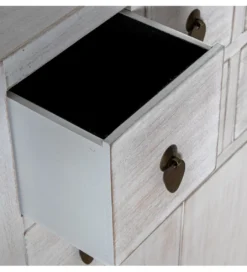 Komoda DECAPE 100 cm przecierana biel*Exclusivas Clearance