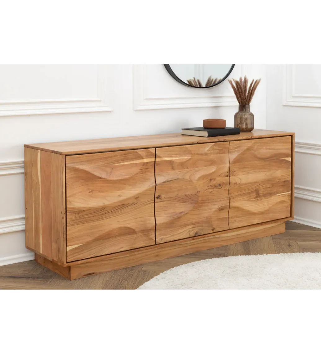 Komoda DESERT 160 cm drewno akacja naturalna*Invicta Interior - przedsprzedaż Hot
