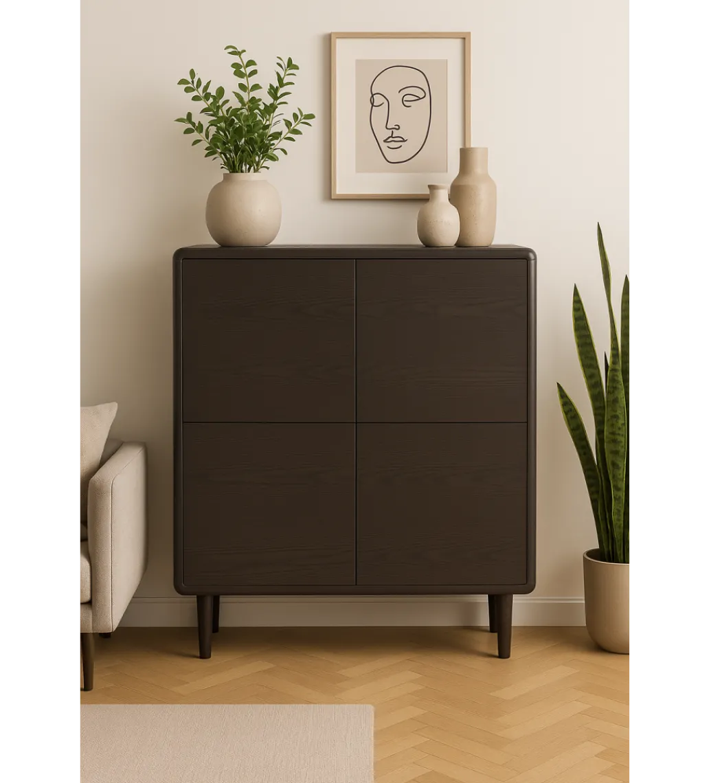 Komoda DIVINE 110 cm czarna*KARE Online