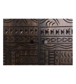 Komoda 3D TRIBAL 120 cm drewno mango ciemny brąz*Invicta Interior - przedsprzedaż Clearance
