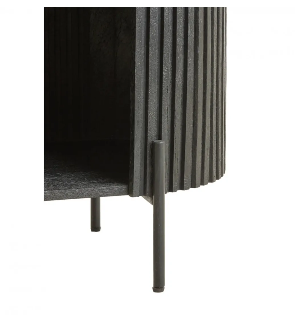 Komoda DUMOSI 100 cm czarna*L&L Online