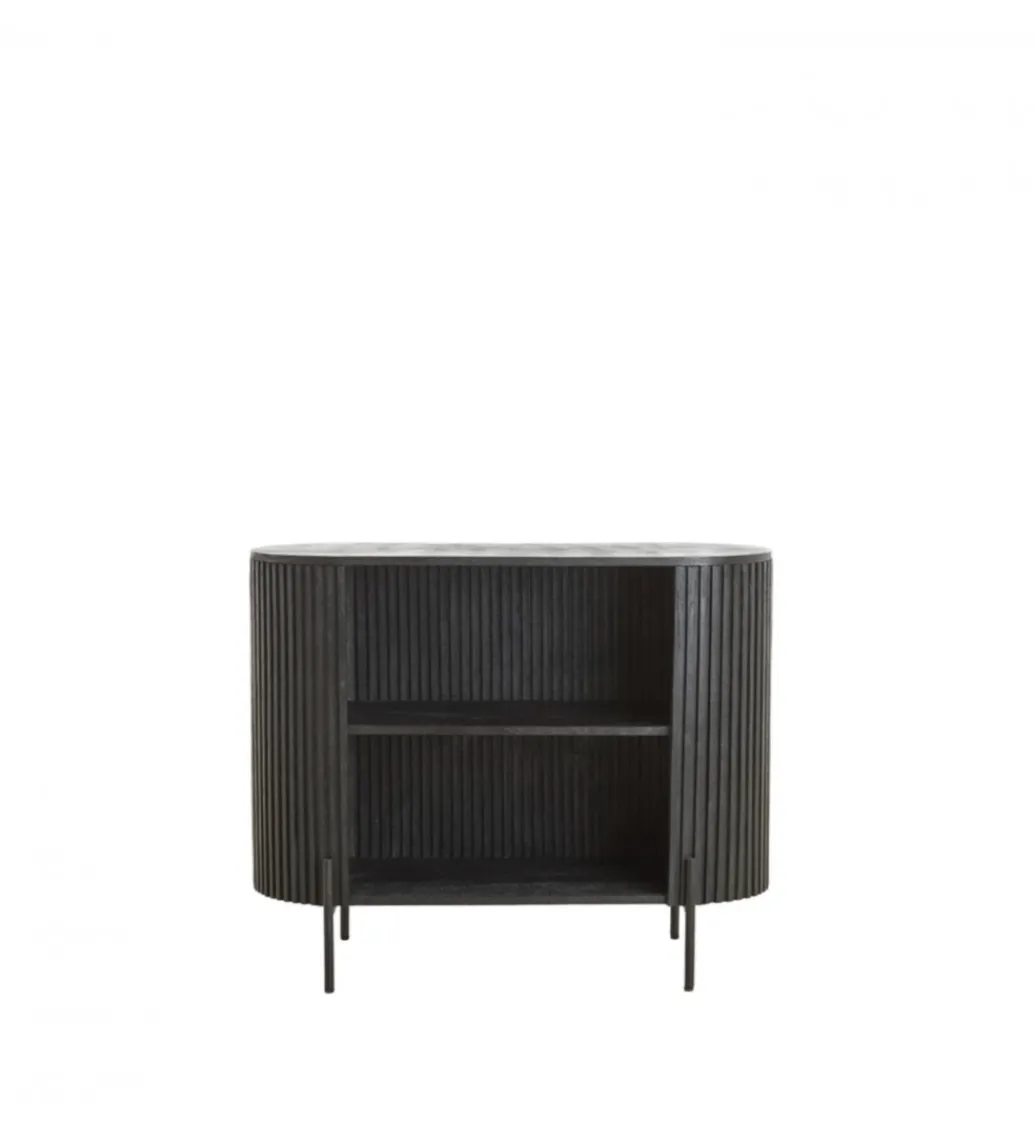 Komoda DUMOSI 100 cm czarna*L&L Online