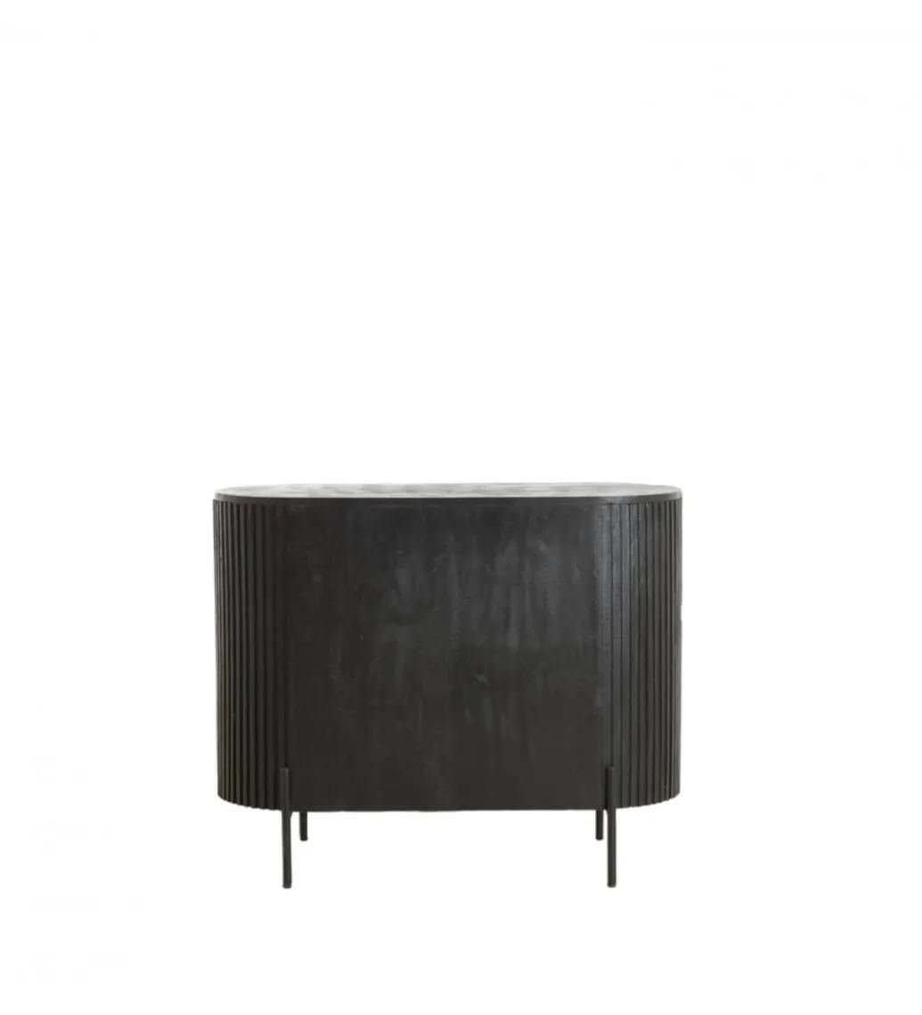 Komoda DUMOSI 100 cm czarna*L&L Online