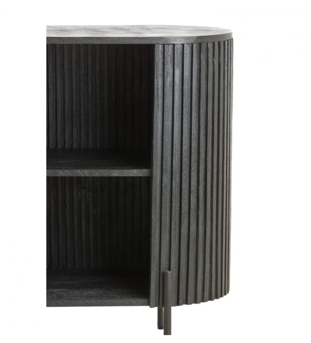 Komoda DUMOSI 100 cm czarna*L&L Online