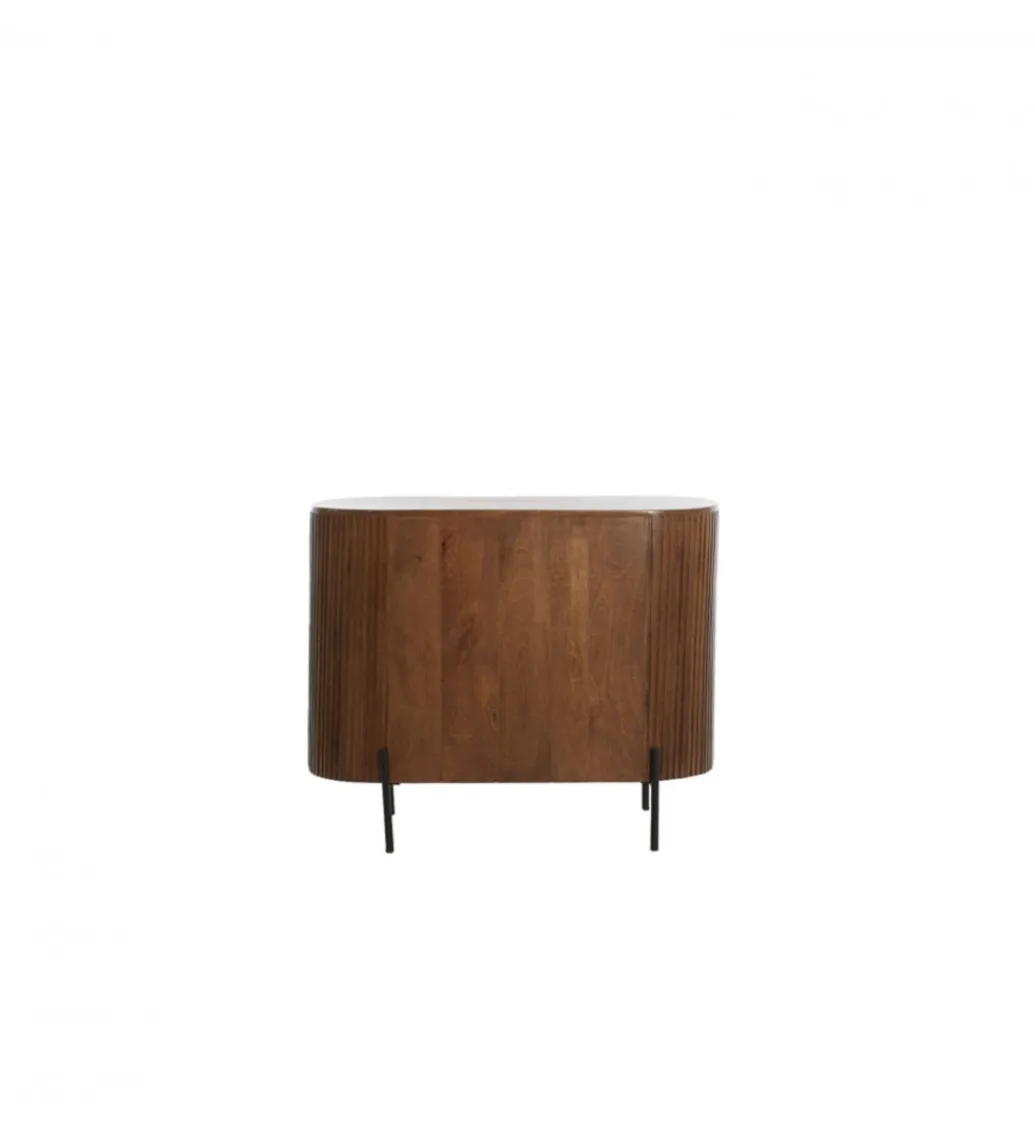 Komoda DUMOSI 100 cm naturalna brązowa*L&L Clearance