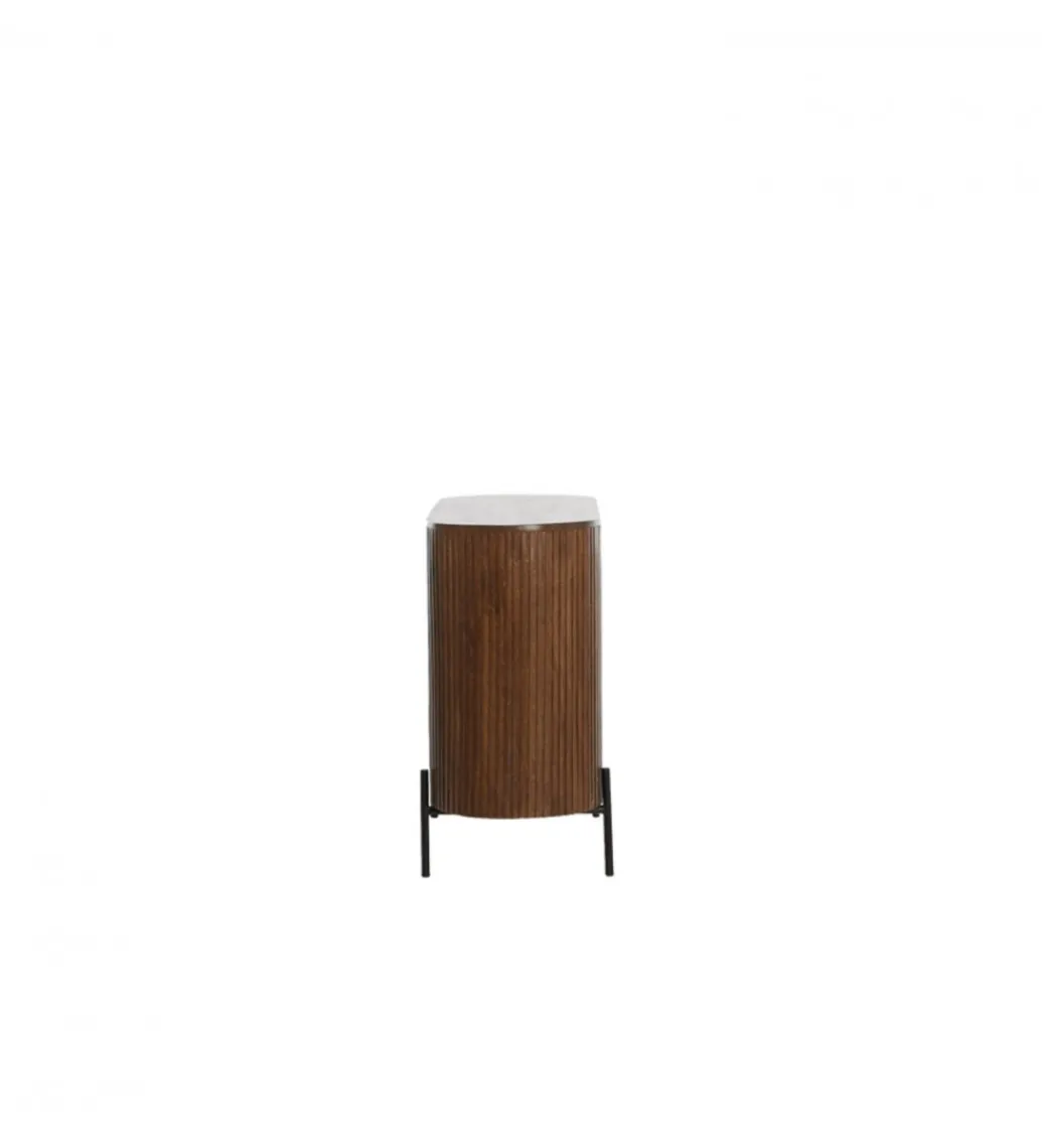 Komoda DUMOSI 100 cm naturalna brązowa*L&L Clearance