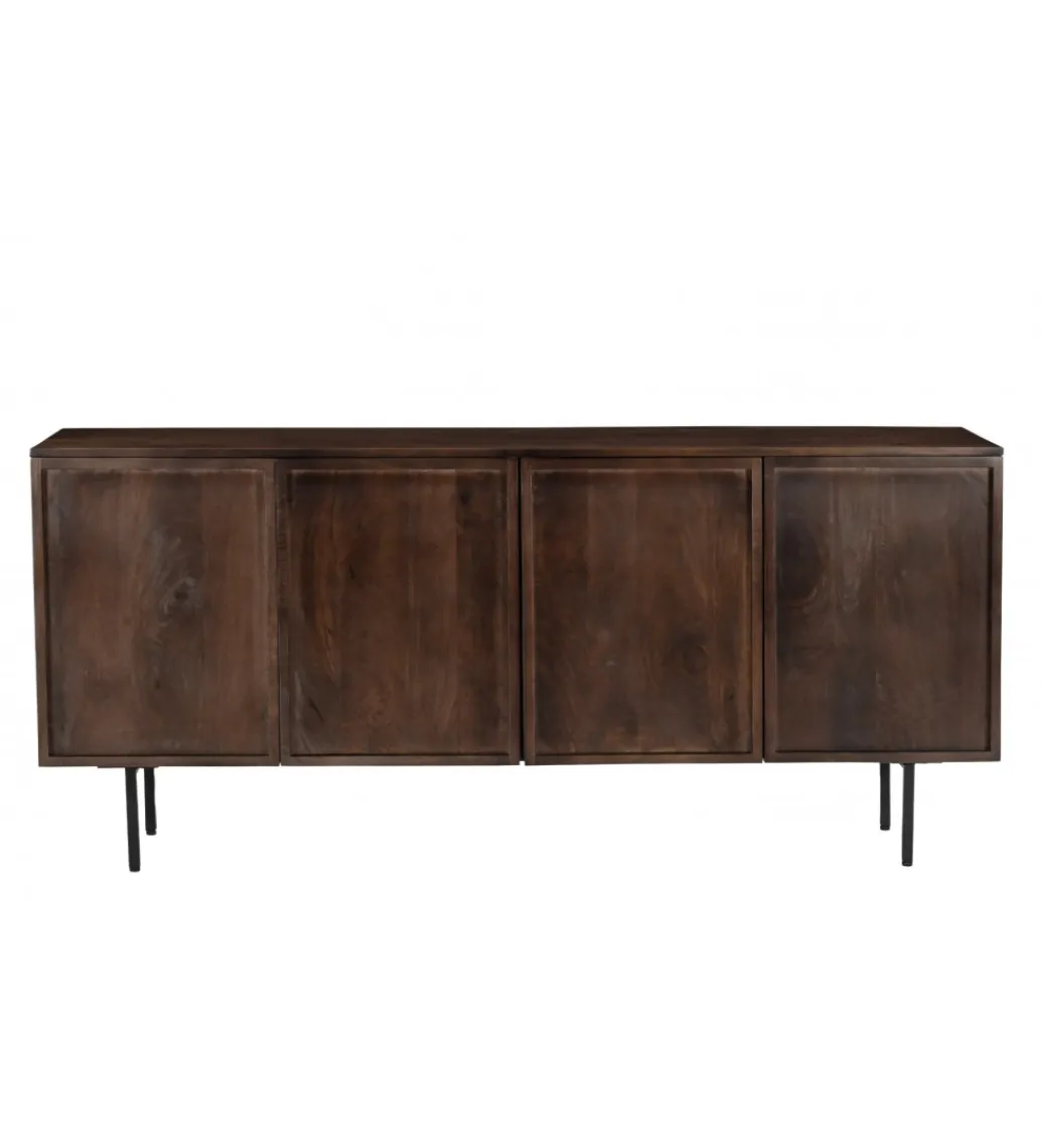 Komoda ELANI 180 cm drewno mango brązowa*LF-Design Discount