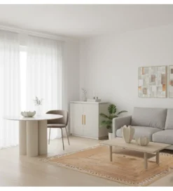 Komoda ENTARDA 80 cm beżowa*Exclusivas Discount