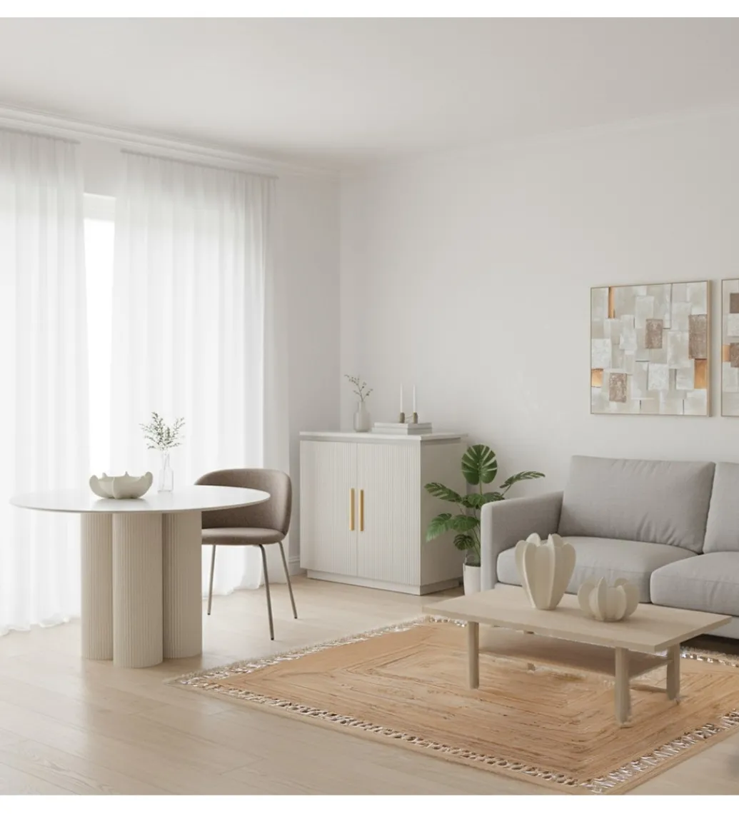 Komoda ENTARDA 80 cm beżowa*Exclusivas Discount
