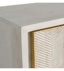 Komoda ESPAZERO 152 cm drewno mango biała*Zona-Design New