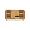 Komoda ESPERO 184 cm dąb sękaty w kolorze bianco*Halmar New