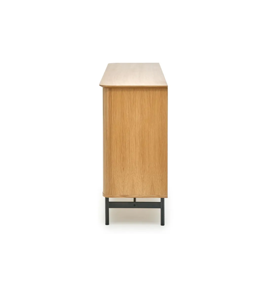 Komoda ESPERO 184 cm dąb sękaty w kolorze bianco*Halmar New