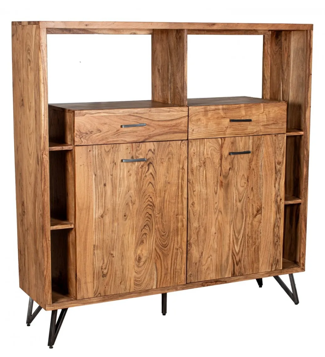 Komoda ESTARNA 150 cm drewno akacja*Exclusivas Best